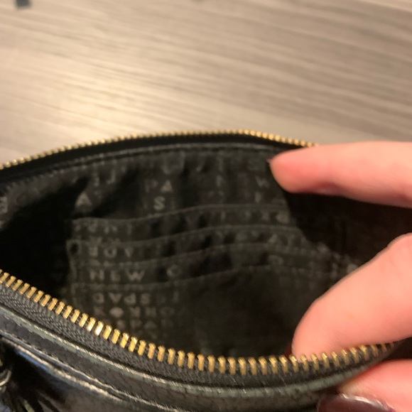 Black Leather Kate Spade Wristlet - Picture 4 of 4